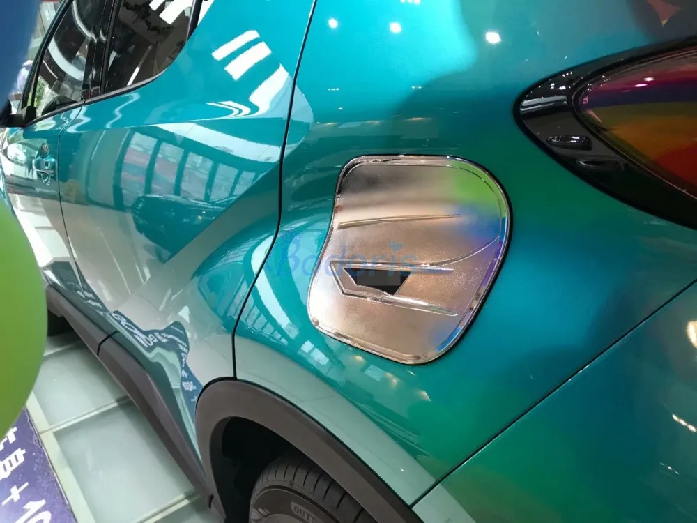 Для Toyota C-HR CHR C HR серебристый цвет Внешний масляный топливный бак крышка газовый короб крышка отделка автомобиля Стайлинг Аксессуары