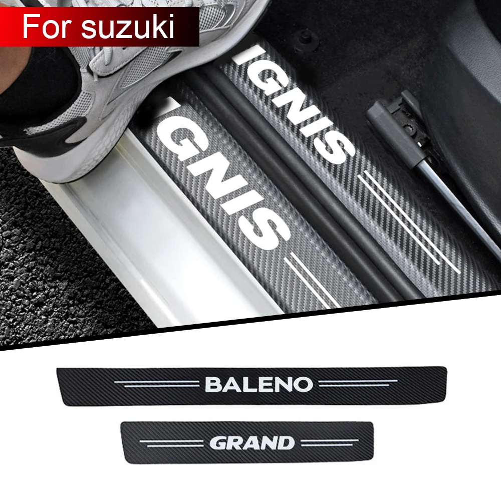 4 шт. порог машины для защиты автомобиля стикер suzuki ALTO BALENP GRAND IGNIS Jimny самурая SX4 VITARA