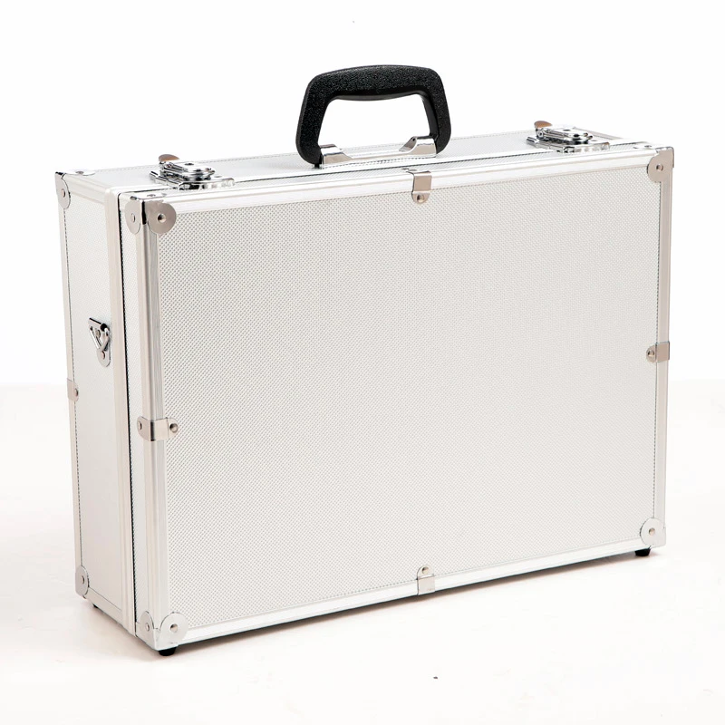 Multifunctional large aluminum tool case portable toolbox exhibition instrument box home installation box security code case