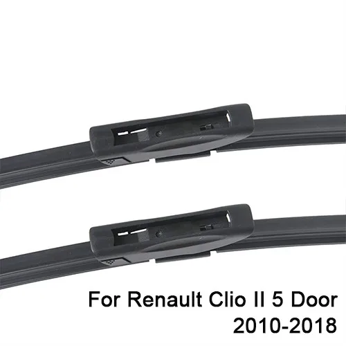 2010-2018 SLIVERYSEA Замена стеклоочистителя для Renault Clio II 1998- силиконовые резиновые Дворники для лобового стекла авто аксессуары - Цвет: 2010-2018