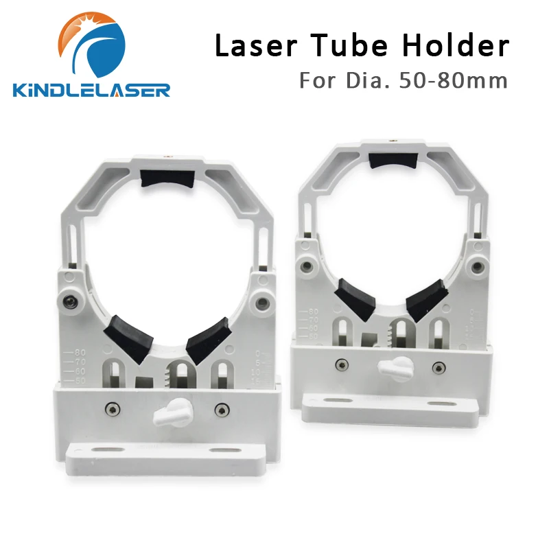 Kindlelaser CO2 Laser Tube Holder Support Mount Flexible Plastic 50-80mm for 50-180W Engraving Cutting Machine |