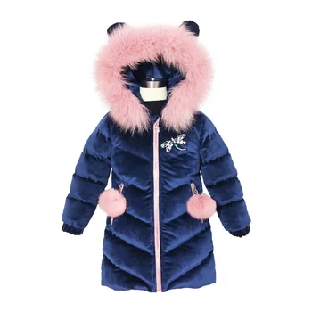 

Winter Baby Girls Clothes New Jacket For Girls Thicken Warm Girls Fashion Coat Hooded Velour Winter Girls Jackets Outwear 3-12T