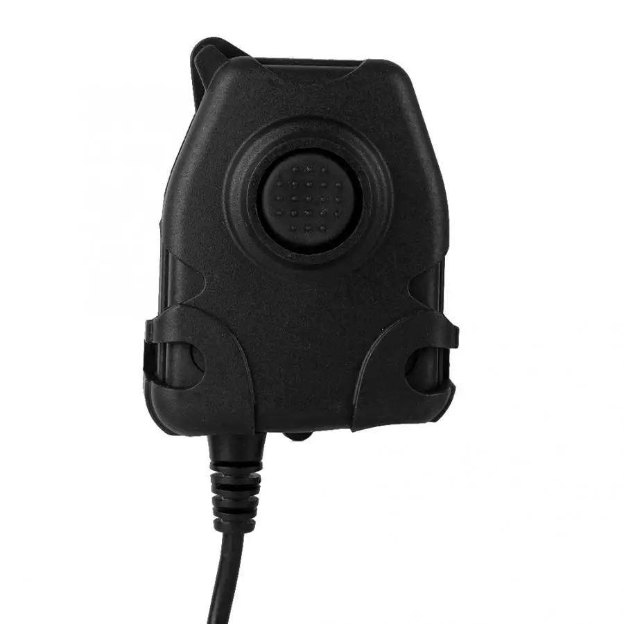 K Head Military Waterproof PTT Adapter Walkie Talkie Microphone Headset Headphone 2019