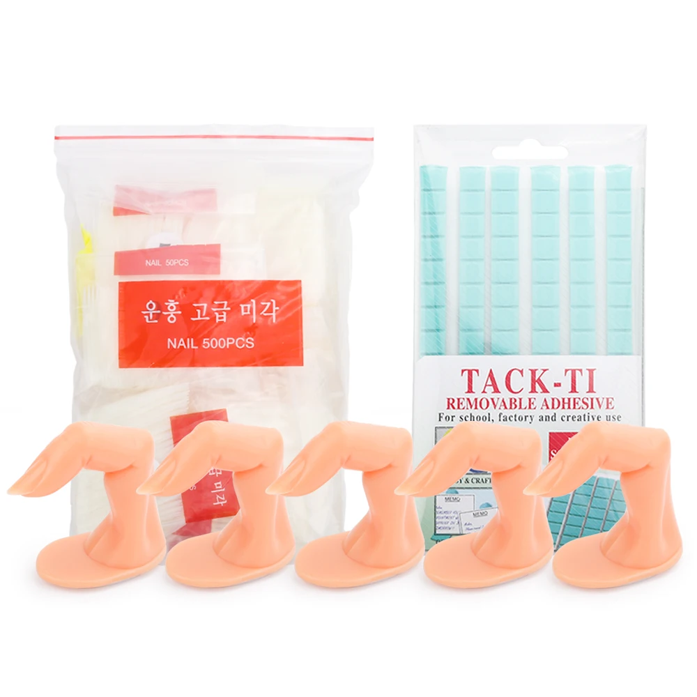 

Nail Art Practice Hand Plastic Nail Art Training Hand Fake Finger Fake Hand Natural Nail Skills Manicure Practice Model Finger