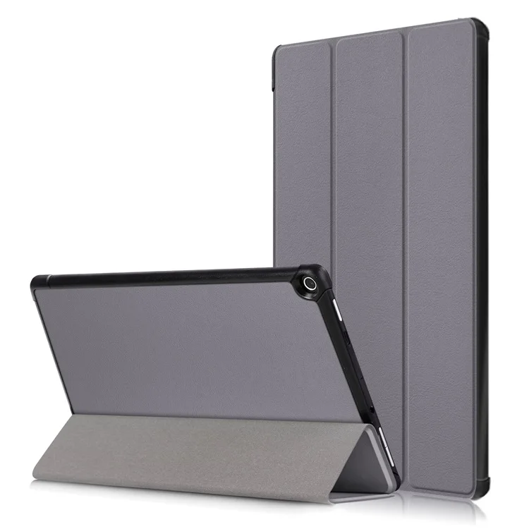 Серый Для Amazon Fire HD 10 чехол выпуска 10,1 дюйма тонкий легкий точный чехол с магнитными вырезами с автоматическим выключением/пробуждением - Цвет: Серый