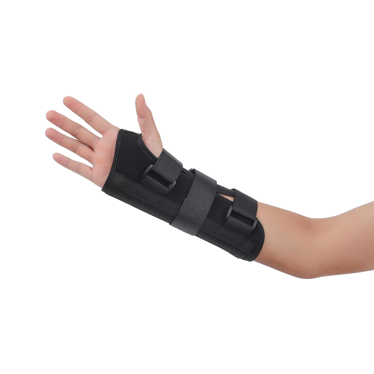 3 размера Регулируемая Sprain шина для предплечья для полосы защитный ремень безопасность запястье поддержка Carpal туннель медицинская Скоба для запястья Pad - Цвет: Right Hand