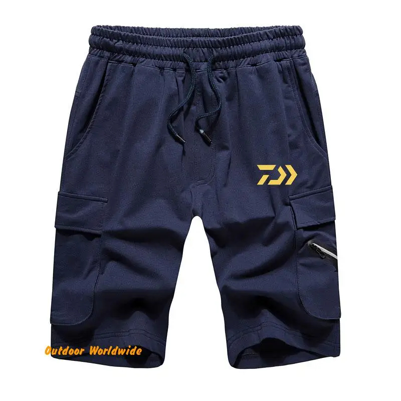 Новые летние DAIWA рыболовные шорты мужские спортивные Стиль человек на открытом