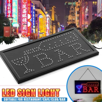 

Flashing LED Open Neon Light Bright LED Bar Cafe Club Sign On/Off Switch