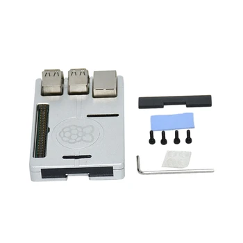 

HOT-Ultra-Thin Aluminum Alloy CNC Case for Raspberry Pi 3 Mode B3 Metal Portable Box New Version for 3B