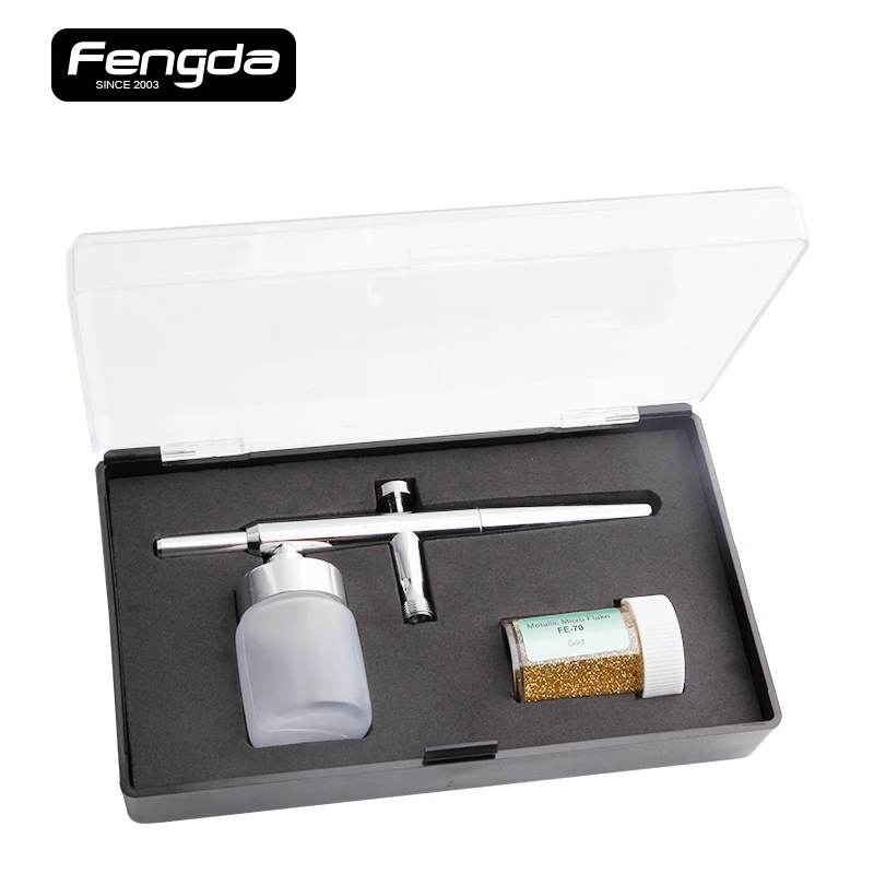 Airbrush Painting Aerografo Spray Gun Flake Model Car Makeup Art Tattoo