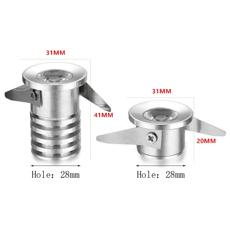 Мини светодиодный точесветильник светильник 1 Вт 3 220 В 230