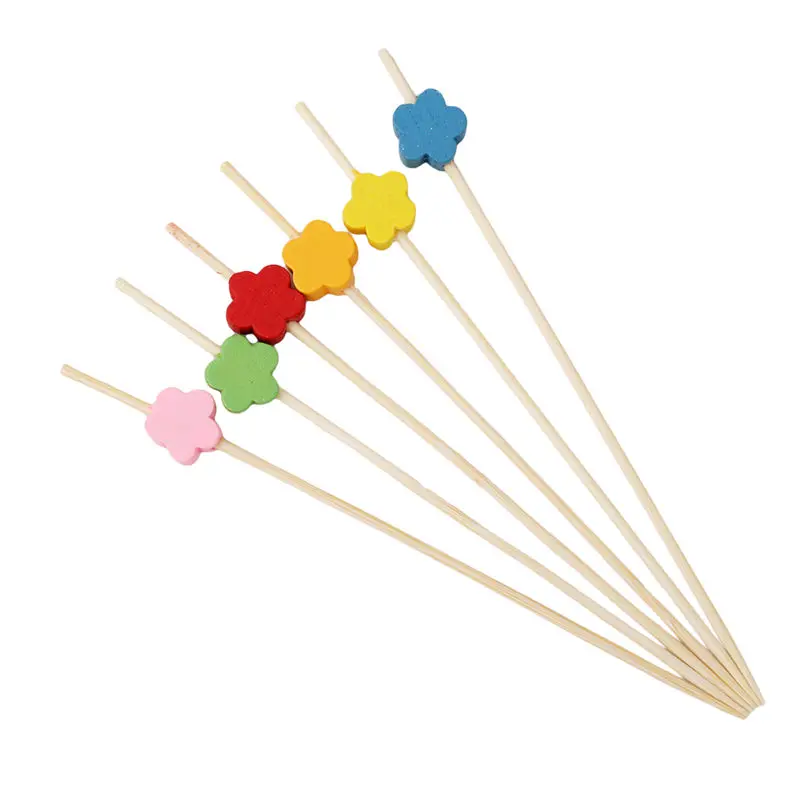 100 шт. бамбуковые вилки для пищевых продуктов | Дом и сад