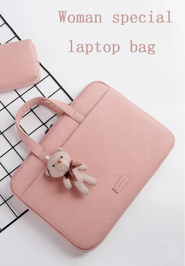 Сумка для женщин матовая кожаная сумка для ноутбука 13,3 14 15,4 15,6 Для Macbook Xiaomi Air 13 чехол Pro 15 Touch Bar чехол