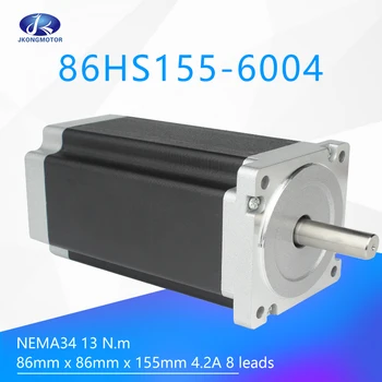 

Nema 34 Stepper Motor 1.8 deg 4-lead 13 N.m 6.0 A 155 mm Length for DIY 3D Printer CNC Robot