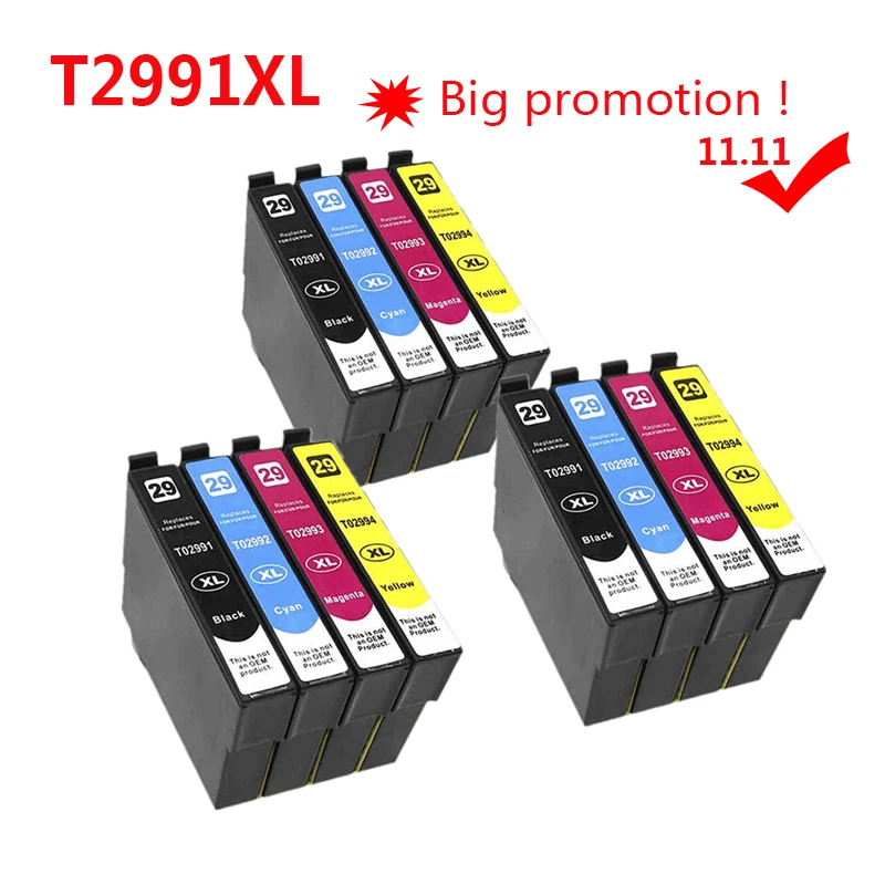 Замена HTL 29 29XL T2991XL T2991 для чернильных картриджей Epson | Компьютеры и офис