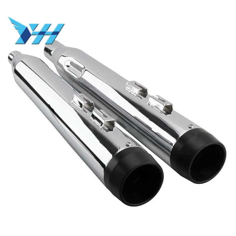 Motorcycle 4\ Megaphone Exhaust Pipe Muffler Slip-On For Harley Touring Bagger Models 2017-2019 Dresser Road King Electra Glide Motorcycle 4\ Megaphone Exhaust Pipe Muffler Slip-On For Harley Touring Bagger Models 2017-2019 Dresser Road King Electra Glide