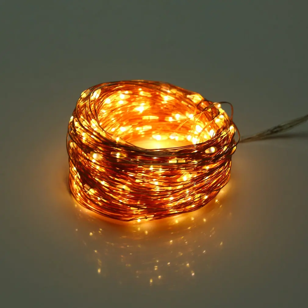 Светящаяся гирлянда с солнечной батареей 30 м 300 Led Солнечный водонепроницаемый декоративный свет для патио дворики свадьбы теплый белый