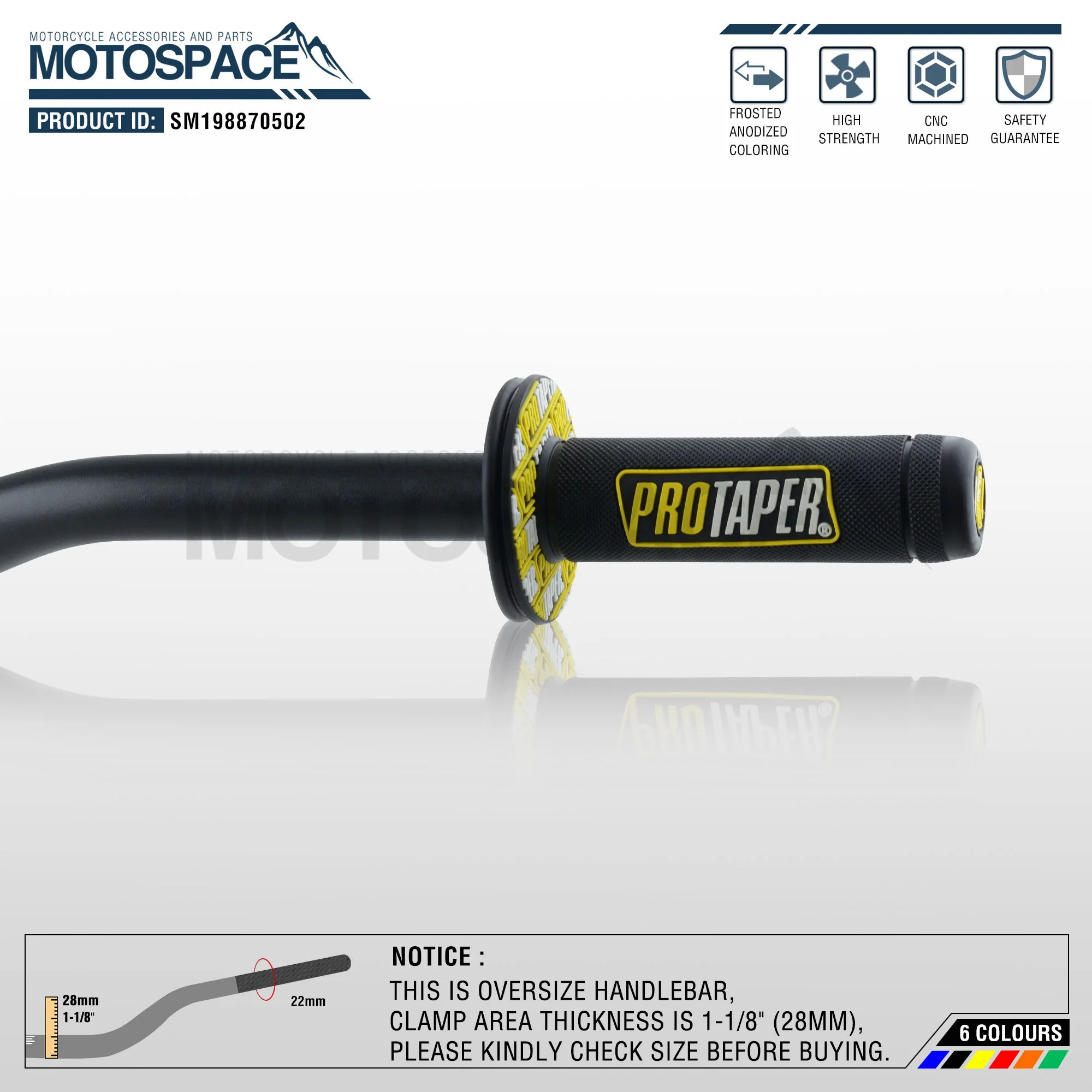 Руль для Pro Taper Pack Bar 1-1/" Классическая дверная ручка бар колодки ручки Pit Pro Racing Dirt Pit Bike мотоцикл с адаптер cnc