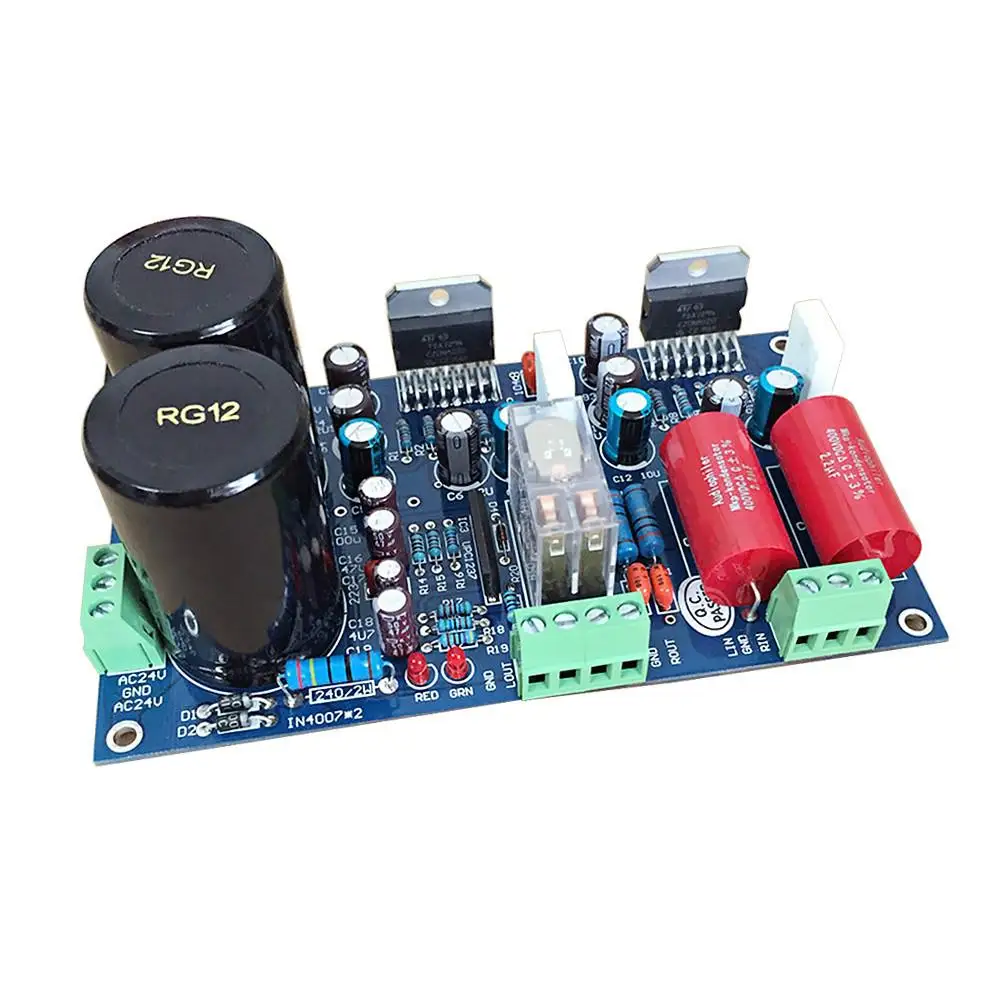 LEORY DIY DA7294 аудио усилитель доска комплект 70Wx2 двухканальный динамик защита Усилитель мощности доска Diy микрофон акустической системы
