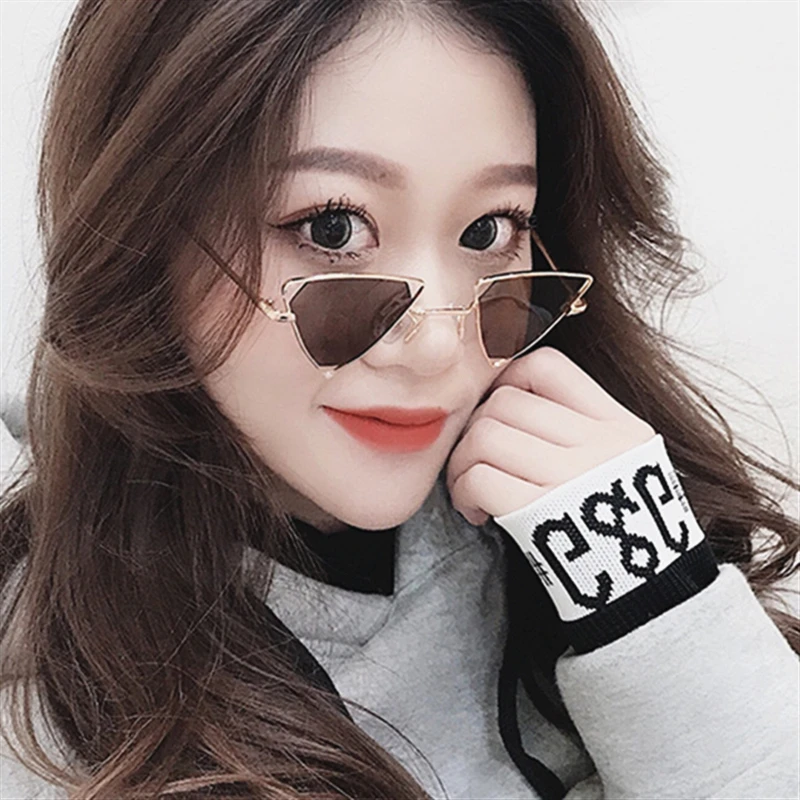 High Qualuty Vintage Steampunk Triangle Sunglasses Unisex Metal Retro Shades Sun Glasses | Аксессуары для одежды