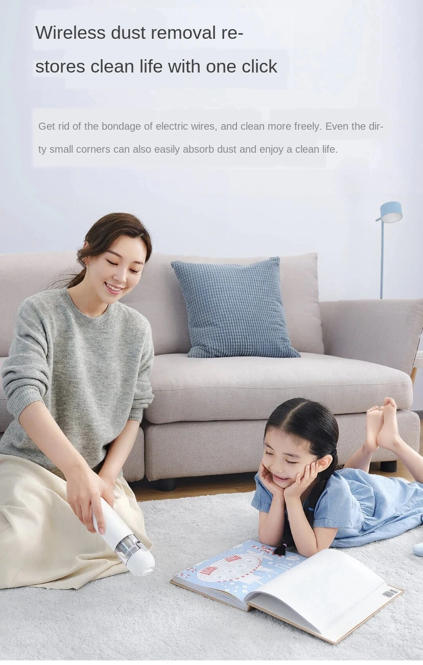 Xiaomi Mijia Handheld Vacuum Cleaner Portable Handy Car Vacuum Cleaner 120W 13000Pa Super Strong Suction Vacuum For Home & Car (2)
