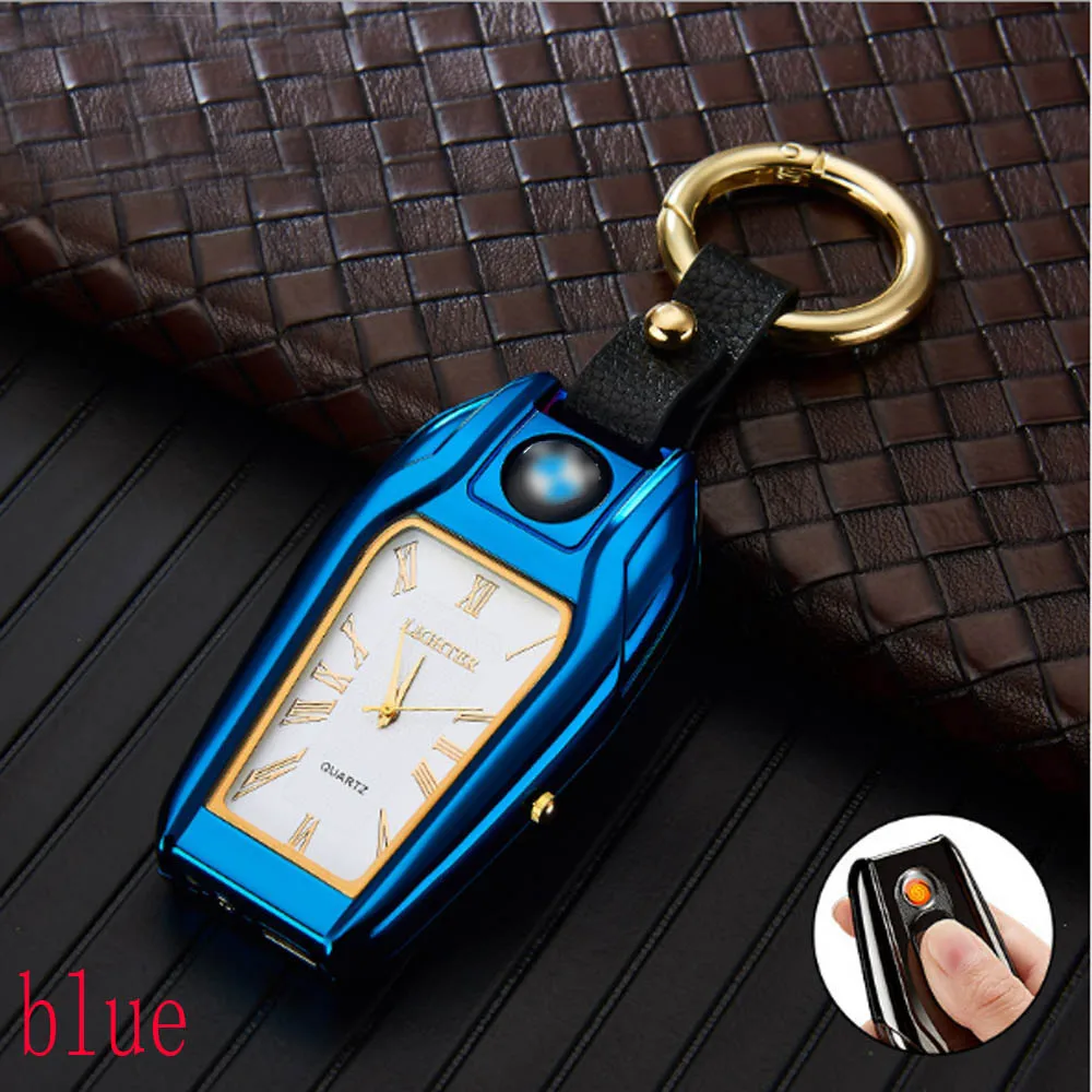 Многофункциональные часы USB прикуриватель фонарик