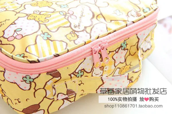 Мультфильм Япония hello kitty My Melody Cinnamoroll pompomparin дорожные косметички для хранения мешочки для мытья девочек макияж сумки