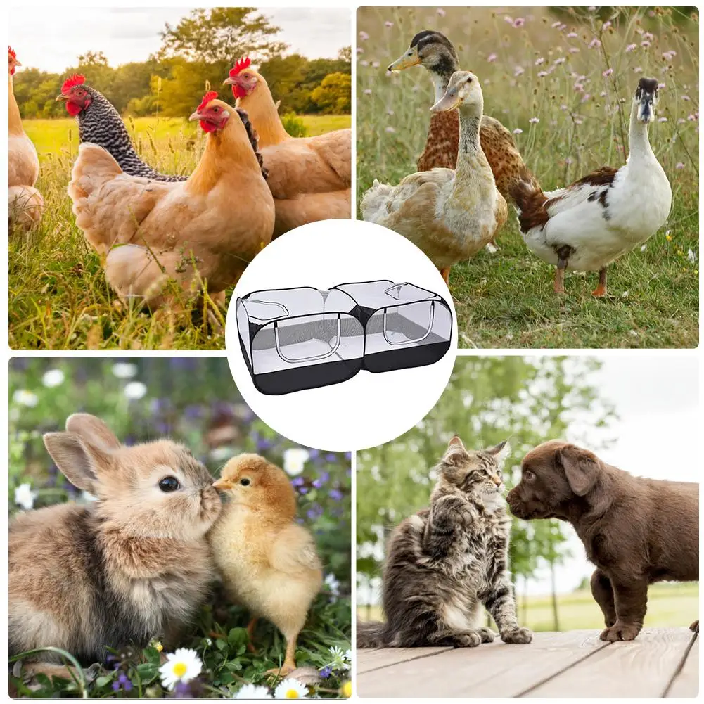 Pet Playpen Chicken Coop Rabbit Cage Portable Foldable Pet Fence Suitabl With Storage Bag For Chicken, Duck And Rabbit,Cat Tent Pet Playpen Chicken Coop Rabbit Cage Portable Foldable Pet Fence Suitabl With Storage Bag For Chicken, Duck And Rabbit,Cat Tent
