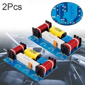 

2pcs 120W 12V Universal Car Auto Speaker 3 Way Audio Frequency Divider Loudspeaker 3 Unit Crossover Filters