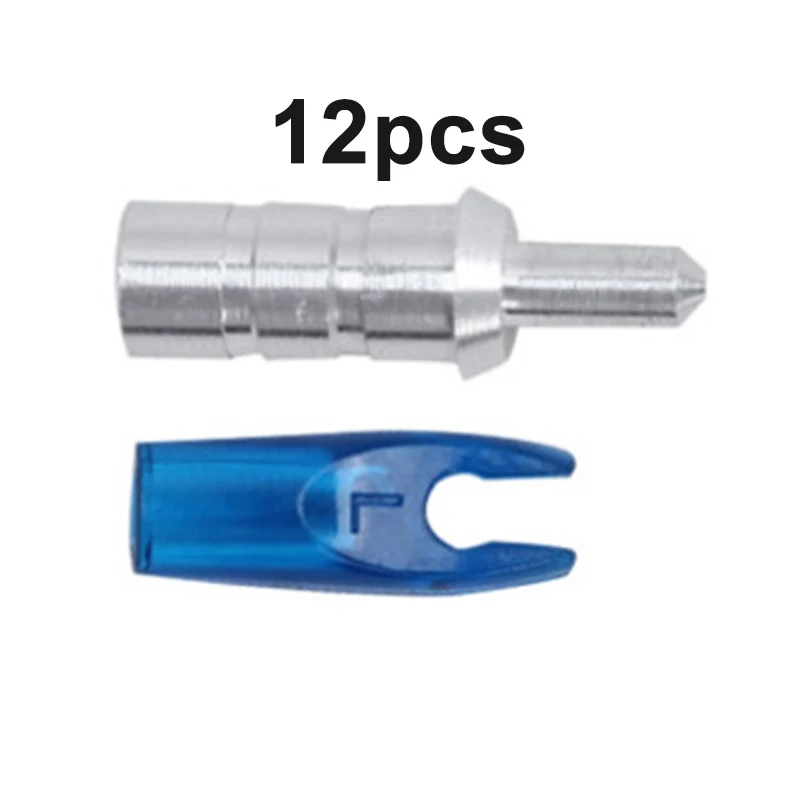 

Outdoor Archery Nock Pins Arrow Aluminum Tail Set ID6.2mm DIY Rear end