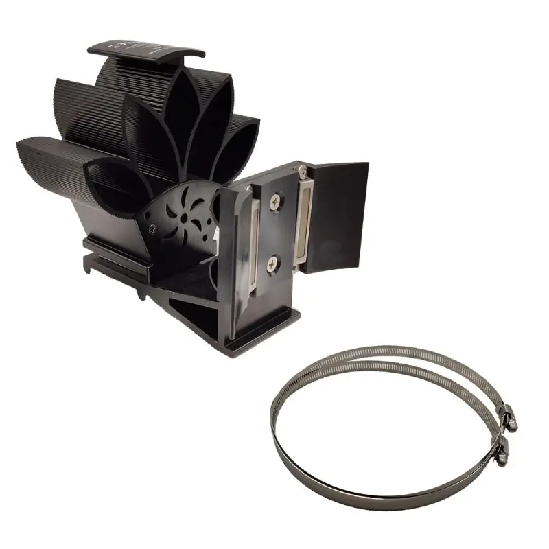 

5 Blades Heat Powered Stove Fan for Fireplace Top Efficient Heat Distribution 23GB