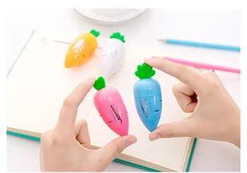

1PC Radish Pencil Sharpener School Sharpener Stationery for Pencils and Colored Pencils