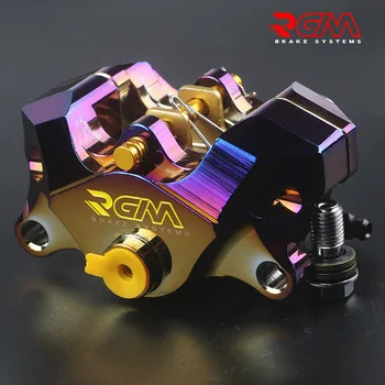 

Burned Titanium Motorcycles Brake Caliper With Pads P2*34mm 84mm Mounting For Ducati Rear Brake For Honda Yamaha Kawasaki Suzuki