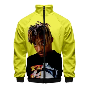 

Harajuku juice wrld 3D Printed Stand Collar Kpop Zipper Fashion Style Hot Trend Highstreet Casual Sweatshirt Pants