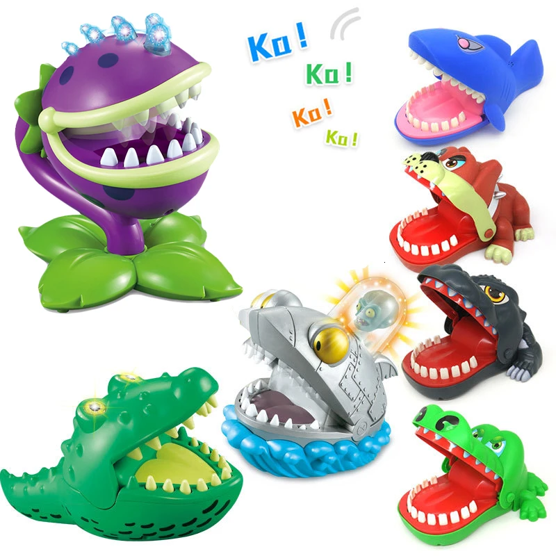 Новинка, новые игрушки, Новые Креативные растения крокодила против зомби, модель, укус рта, пальчиковые игры, забавные приколы, игрушки для детей