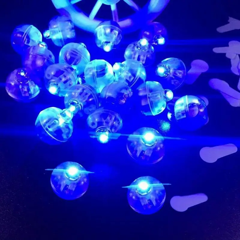 HHO-100pcs/Лот 100 X круглая Светодиодная Вспышка шар лампа шар светильник долгое время ожидания для бумажный фонарь воздушный шар светильник вечерние свадебные Dec