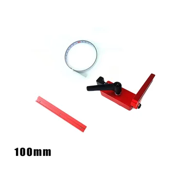 

Aluminum Alloy Woodworking 45 Type Universal Sliding Guide Rail Push Handle Miter Track Stop And Can Be Pasted Directly