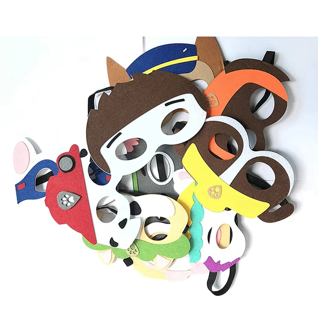 Paw Patrol Dog Masquerade Toys Kids Patch Cartoon Puppy Mask Action Figure Children Christmas Halloween Party Decoration Gifts 5