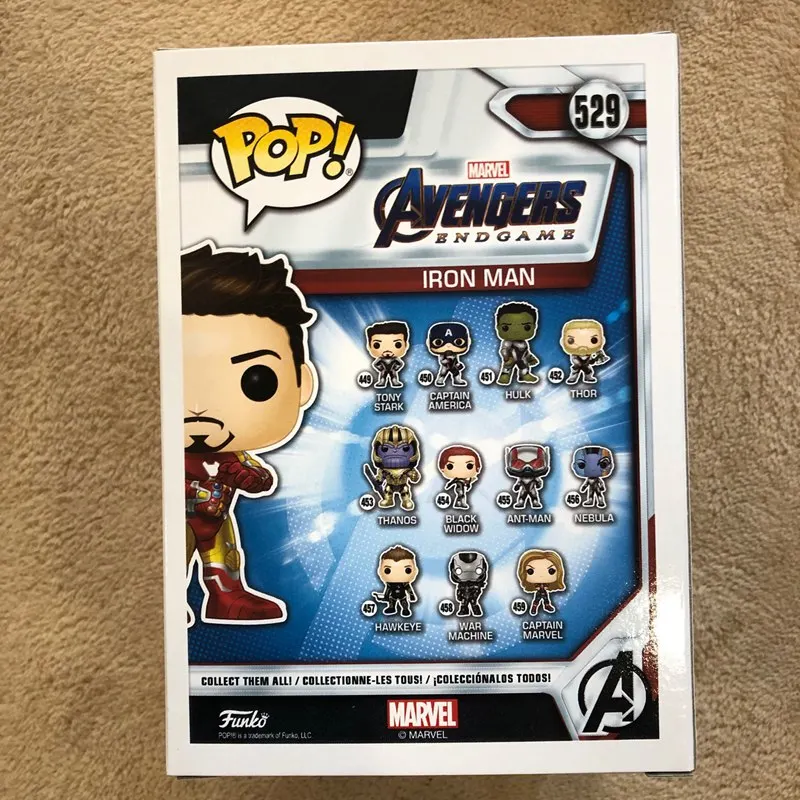 NYCC эксклюзивная официальная Funko поп Марвел: Мстители эндшпиль-Тони Старк(Железный человек 3) Виниловая фигурка Коллекционная модель игрушки