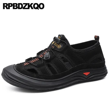 

comfort suede male runway casual summer breathable mesh shoes men 11 luxury 46 2019 walking brown black flats plus size designer