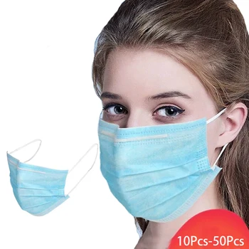 

100Pcs Face masks reusable mask antibacterial prevent Anti virus formaldehyde bad smell Bacteria proof face mouth mask