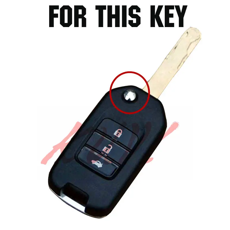 Мягкий ТПУ чехол для выкидного ключа чехол подходит для Honda Civic CR-V HR-V Accord jade Crider Odyssey 2015-2018 дистанционная защита