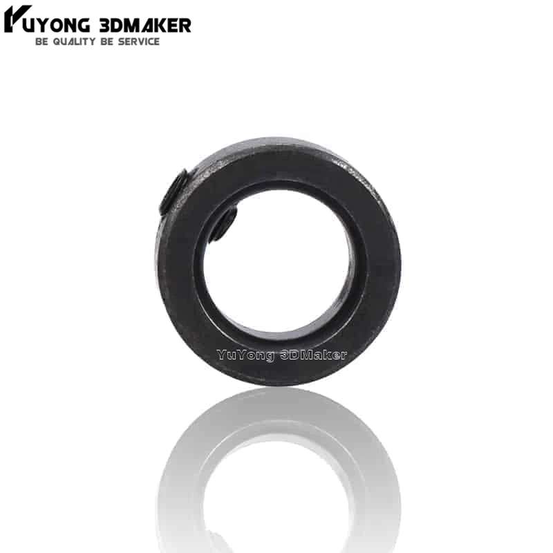 

50pcs/lot Retail smooth black lock collar with 8mm bore for T8 lead screw