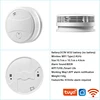 Tuya-Sensor para detector de humo WiFi/433 mhz, alarma para el hogar, sistema anti incendios, dispositivo independiente 2