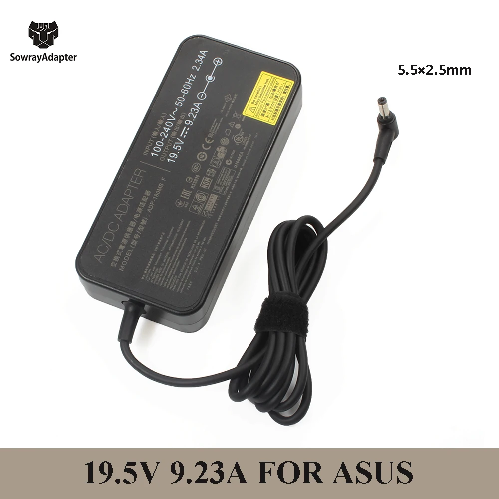 19 5 V 9.23A 180 Вт 5*2 мм AC Мощность Зарядное устройство ADP-180MB F для Asus ROG G75VW GL502VT G750JMN FX60V