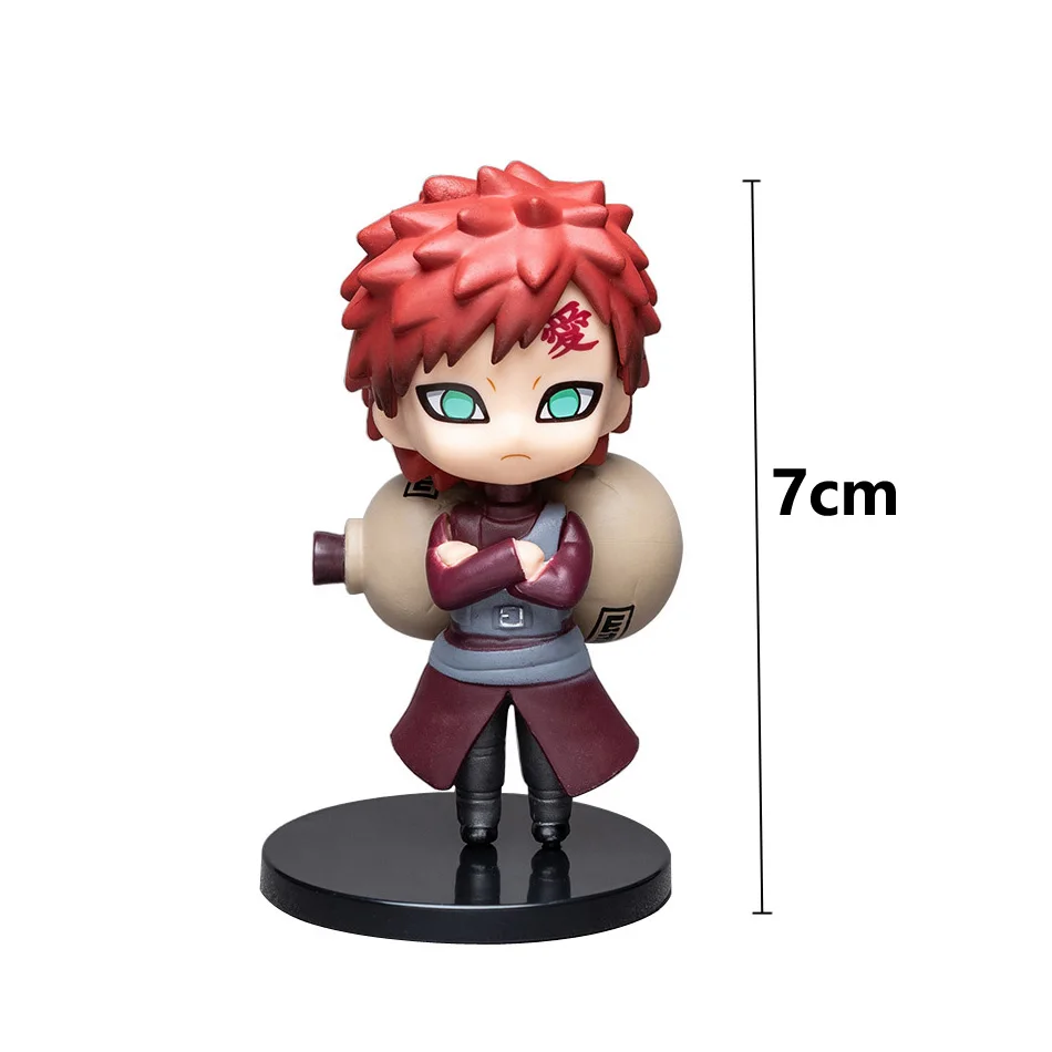 12pcs/Set Anime Naruto Figure Kakashi Sasuke Sakura PVC Action Figure Figurines for Decoration Collection Gift Toy