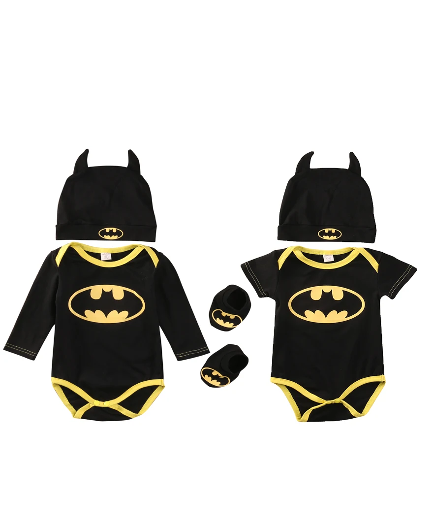 Peleles de algodón para bebés, Tops, zapatos y sombrero, conjunto de 3 uds. De ropa para recién nacidos de 0 a 24 meses