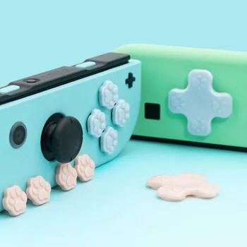 

D-pad Move Cross Direction ABXY X Key Sticker Joystick Button Thumb Stick Grip Cap Cover For Nintendo Switch Joy-con Skin Case