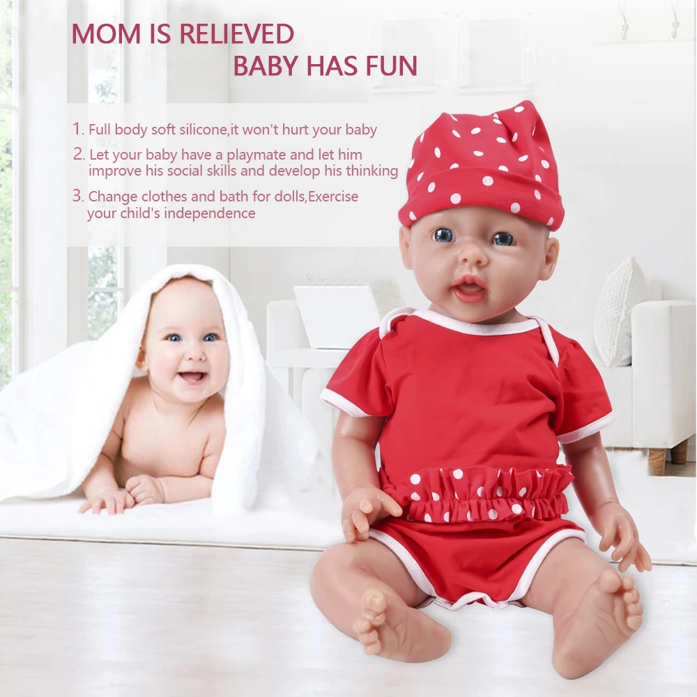 IVITA WG1515 50см 3960г Реалистичные мягкие силиконовые реборн куклы младенцы|doll toys|reborn