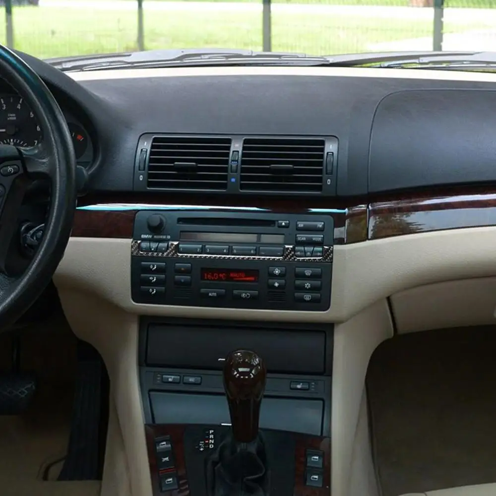Отделка из углеродного волокна Верхняя и нижняя накладки на фары Накладка для BMW E46 1998-2005 3 серии аксессуары Автомобильные световые наклейки - Название цвета: C
